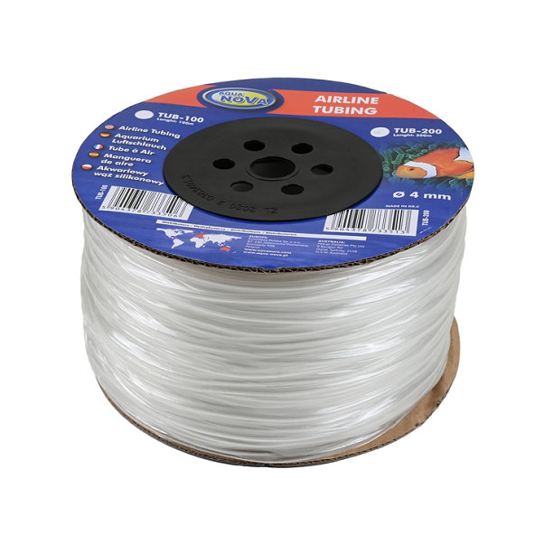 AQUA NOVA TUB-200 silikónová hadička k vzduchovacím motorčekom 4mm - 200m