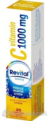 E-shop Revital vitamín C 1000 mg šumivý 20 šumivých tabliet