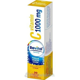 Revital vitamín C 1000 mg šumivý 20 šumivých tabliet
