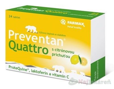 E-shop FARMAX Preventan Quattro s citrónovou príchuťou