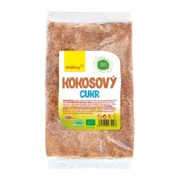 BIO Kokosový cukor - Wolfberry, 600g