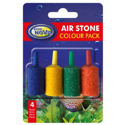 AQUA NOVA AS-1 colour farebné vzduchovacie kamene do akvária 15x25mm - 4ks