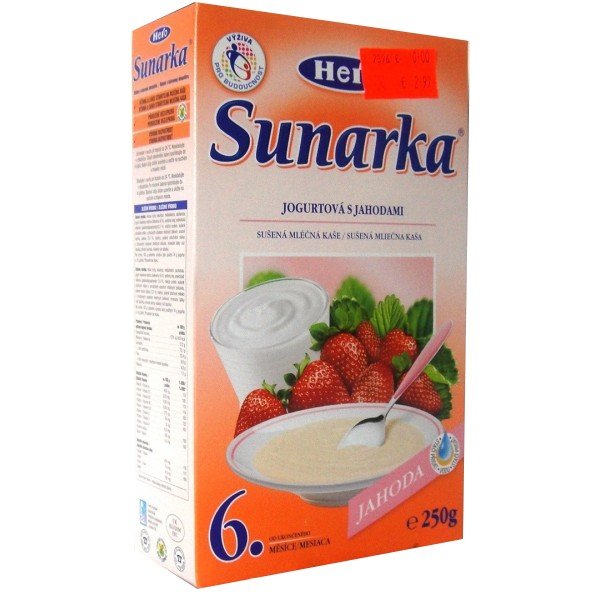 E-shop Sunarka mliečna jogurtová s jahodami od 6. mesiaca 225 g
