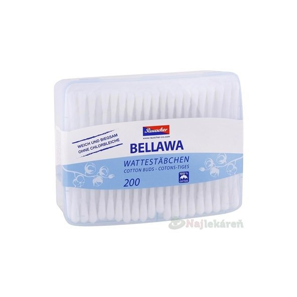 Vatové tyčinky BELLAWA 200ks