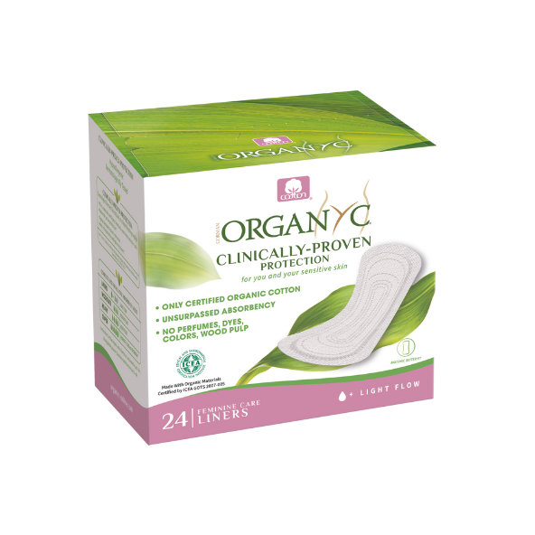 Dámske slipové vložky Organyc 24ks