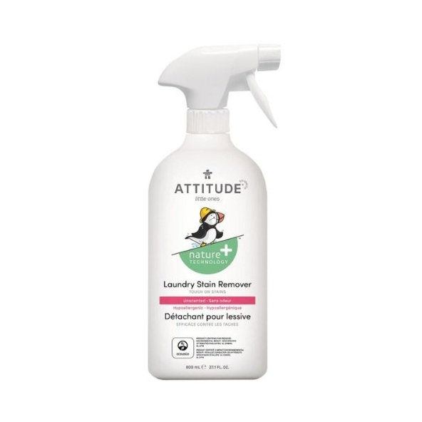 Odstraňovač škvŕn na detskú bielizeň s rozprašovačom Attitude 800 ml
