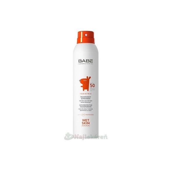 BABE SLNKO Opaľovací sprej pre deti SPF 50 200ml