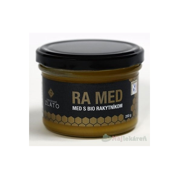 T.ZLATO RA MED - MED S BIO RAKYTNÍKOM  250 g