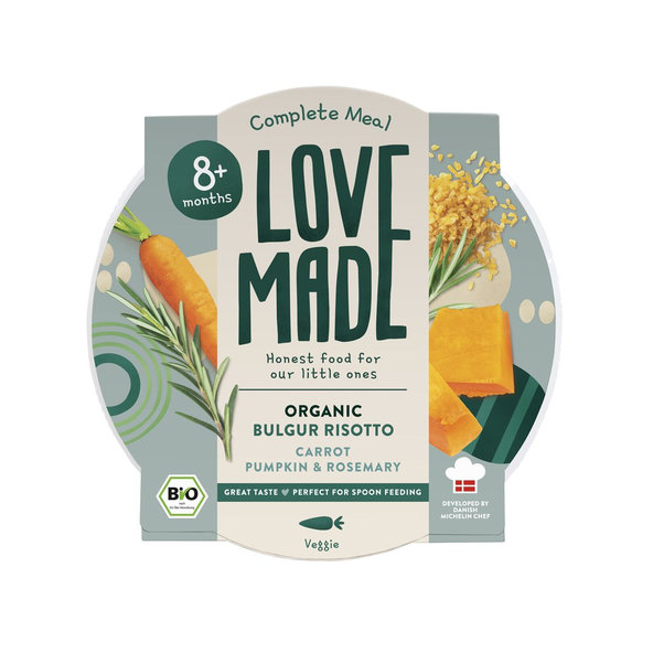 LOVEMADE Rizoto z bulguru pre deti od 8. mesiaca, 225 g