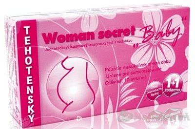 E-shop Woman secret BABY tehotenský test kazetový (1+1 zadarmo) 1x2 ks
