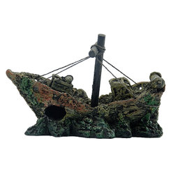 AQUA NOVA AN664 dekorácia do akvária vrak lode 12x5,5x10 cm