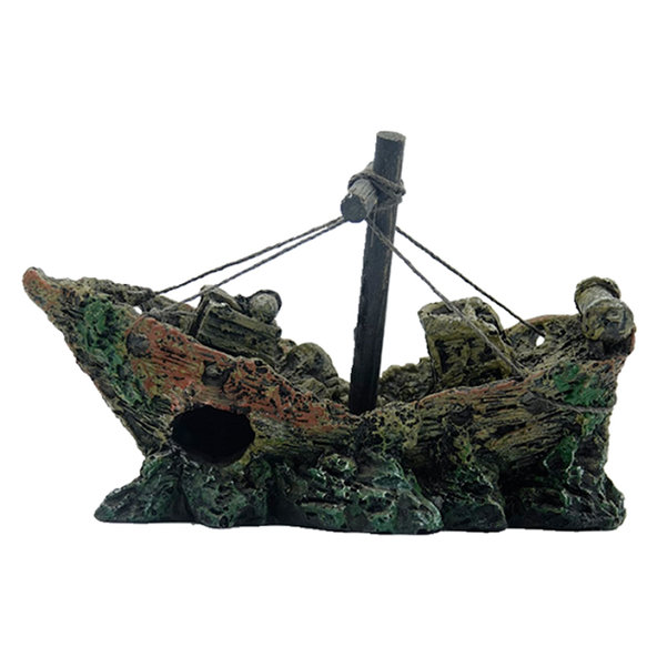 AQUA NOVA AN664 dekorácia do akvária vrak lode 12x5,5x10 cm