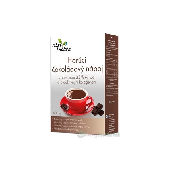 Asp Horúci ČOKOLÁDOVÝ NÁPOJ s kolagénom  400 g