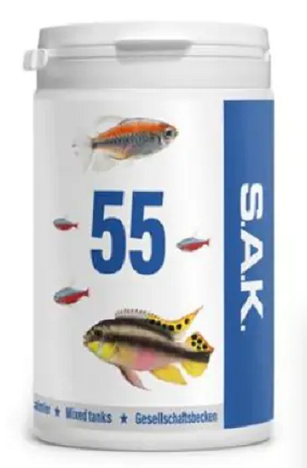 E-shop SAK 55 krmivo pre akváriové ryby, veľkosť 4, 300ml