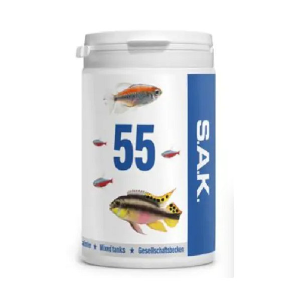 SAK 55 krmivo pre akváriové ryby, veľkosť 4, 300ml