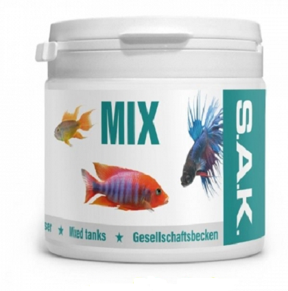 E-shop SAK mix krmivo pre akváriové ryby - vločky, 150 ml