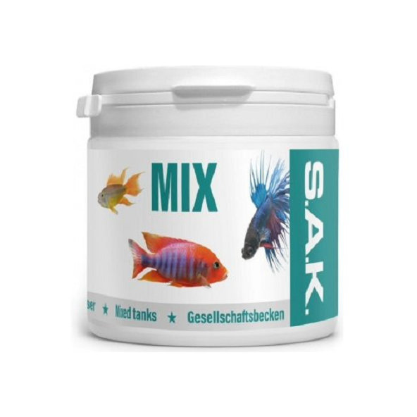SAK mix krmivo pre akváriové ryby, veľkosť 4 - 150ml