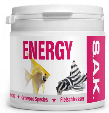 E-shop SAK energy krmivo pre akváriové ryby, veľkosť 2 - 150ml