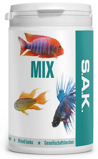 E-shop SAK mix krmivo pre akváriové ryby, veľkosť 0 - 300ml