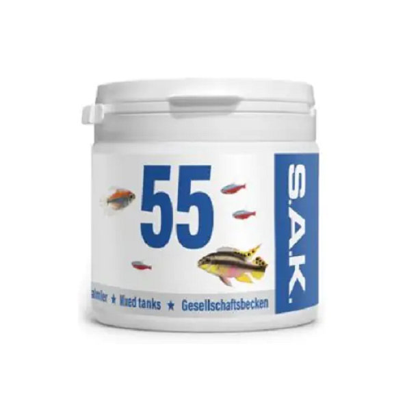 SAK 55 krmivo pre akváriové ryby 150ml - vločky
