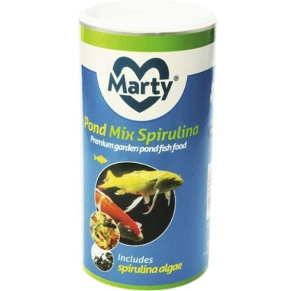 MARTY PondMix Spirulina krmivo pre akváriové ryby 1l/150g