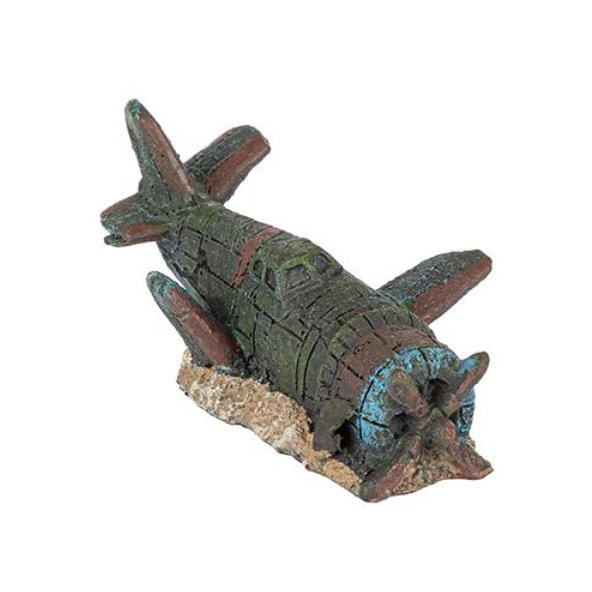 Happet dekorácia do akvária vrak lietadla 8.5cm