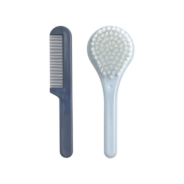 LUMA Hrebeň a kefa detský Iron Blue