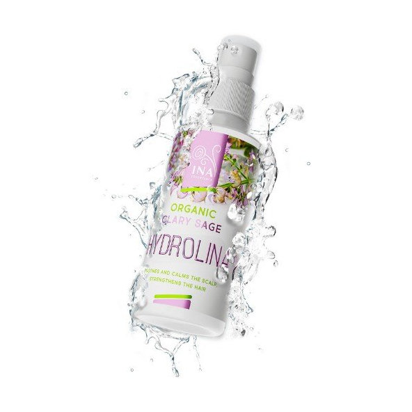 Organická šalviová voda proti lupinám a svrbeniu pokožky Hydrolina Ina Essential 150ml