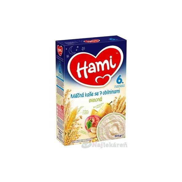 Hami mliečna kaša so 7 obilninami ovocná
