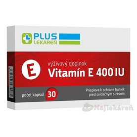 PLUS LEKÁREŇ Vitamín E 400 IU 30ks