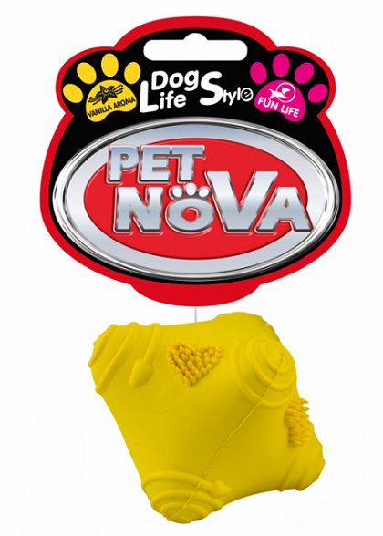 E-shop Pet Nova RUB-CRAZZYBALL hračka pre psa S žltá