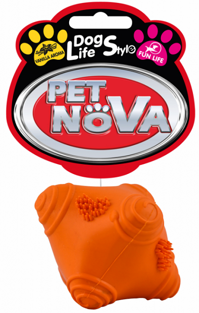 E-shop Pet Nova RUB-CRAZZYBALL S oranžová, hračka pre psy