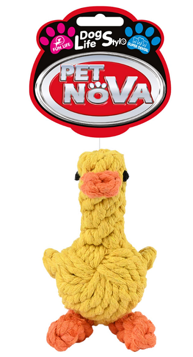 E-shop Pet Nova ROPE-DUCK hračka z lana pre psa