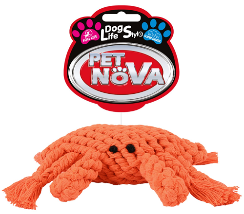 E-shop Pet Nova ROPE-CRAB hračka z lana pre psa