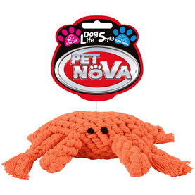 Pet Nova ROPE-CRAB hračka z lana pre psa