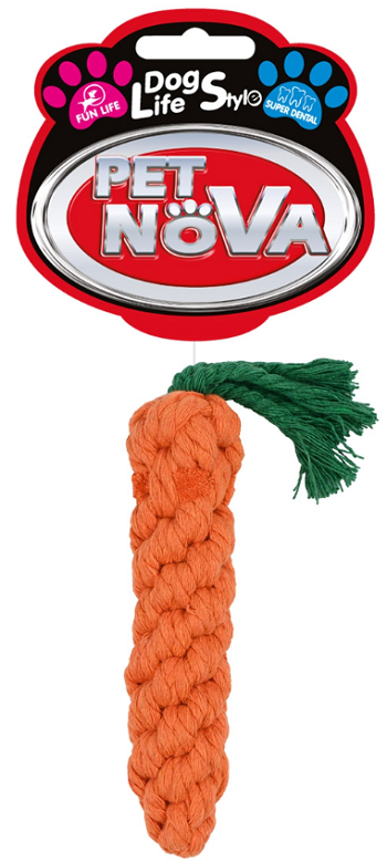 E-shop Pet Nova ROPE-CARROT hračka z lana pre psy
