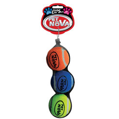 Pet Nova tenisové loptičky pre psy 5cm, 3kusy