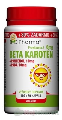 E-shop BIO Pharma Beta karotén 6 mg