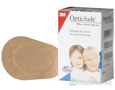 E-shop 3M Opticlude Standard Maxi Očná náplasť [SelP] 20ks