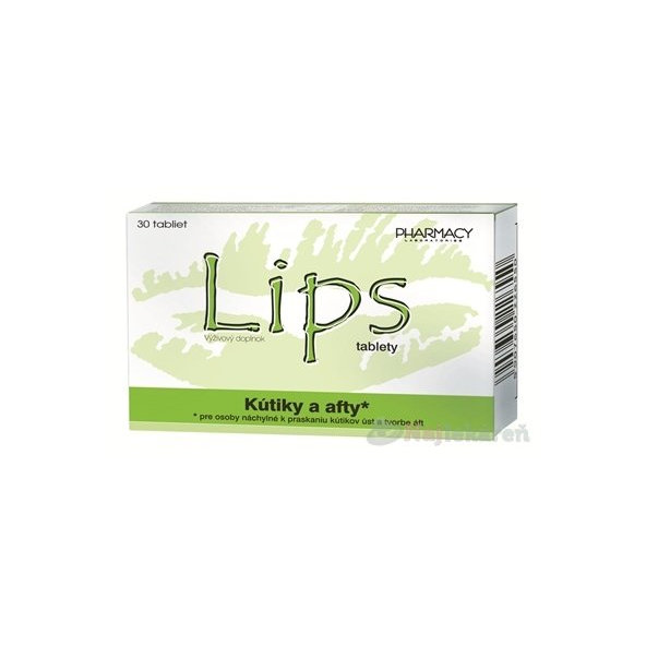 LIPS tablety kutiky a afty