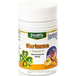 JutaVit Kurkuma + Vitamín E, 60 ks