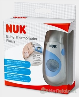 E-shop NUK Baby TEPLOMER Flash detský, bezdotykový, digitálny, 1ks