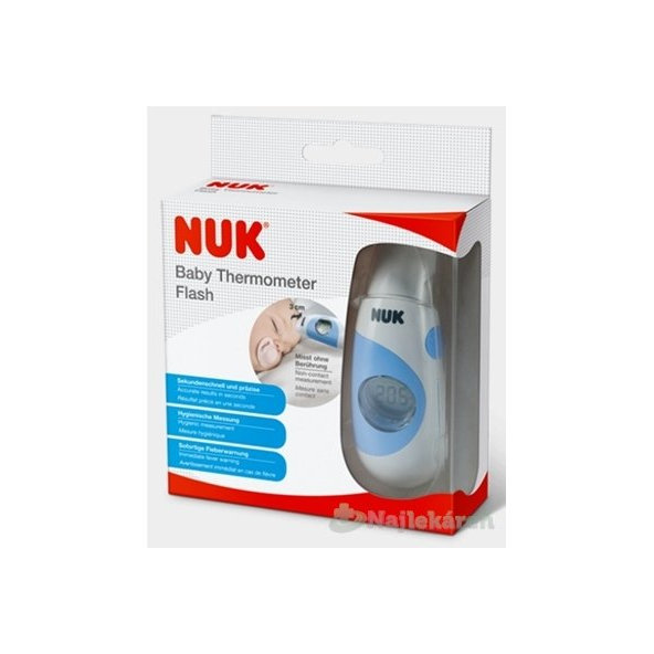 NUK Baby TEPLOMER Flash detský, bezdotykový, digitálny, 1ks