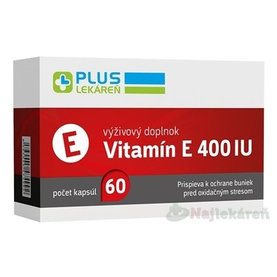 PLUS LEKÁREŇ Vitamín E 400 IU 60ks