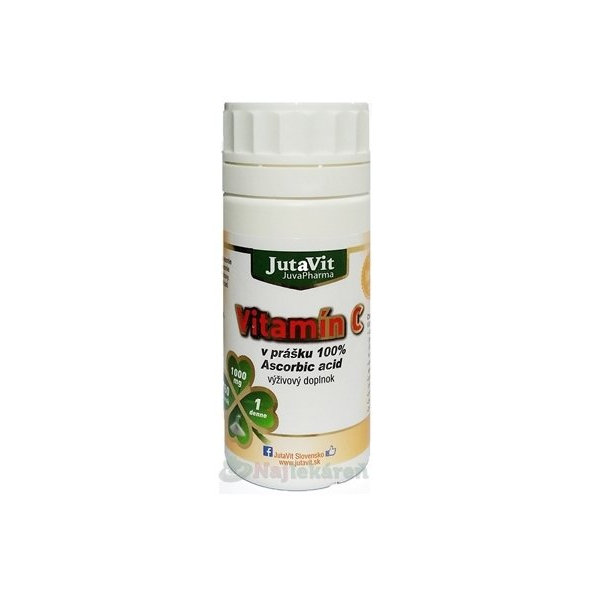 JutaVit Vitamín C (100% Ascorbic acid), 160 g