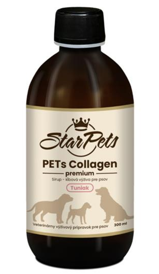 E-shop PETs Collagen Premium Tuniak sirup kĺbová výživa pre psy 300ml