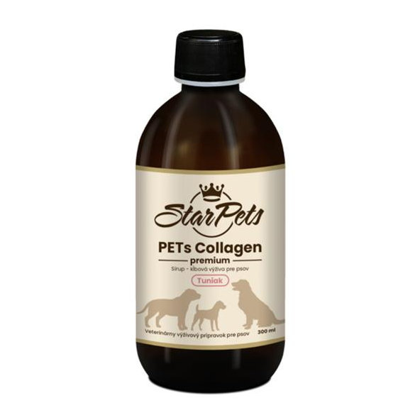 PETs Collagen Premium Tuniak sirup kĺbová výživa pre psy 300ml