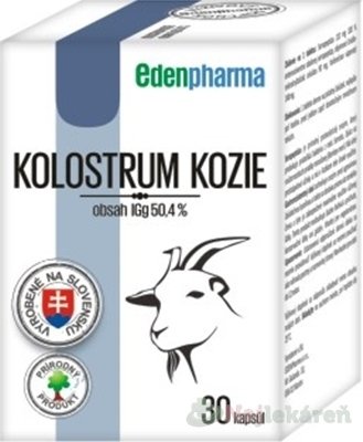 E-shop EDENPharma KOLOSTRUM KOZIE 30 ks