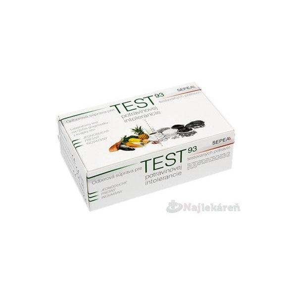 SEPEA ELISA SCREEN TEST 93 test potravinovej intolerancie 1set