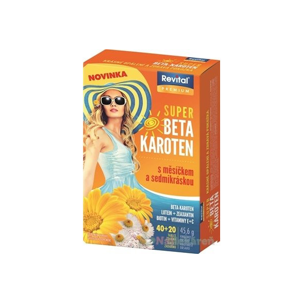 Revital PREMIUM SUPER BETA-KAROTÉN 40+20 tabliet